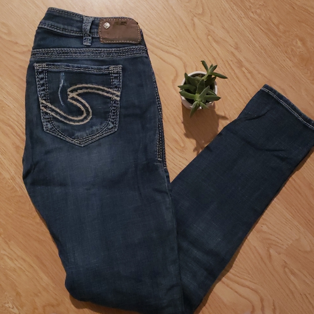Silver jeans